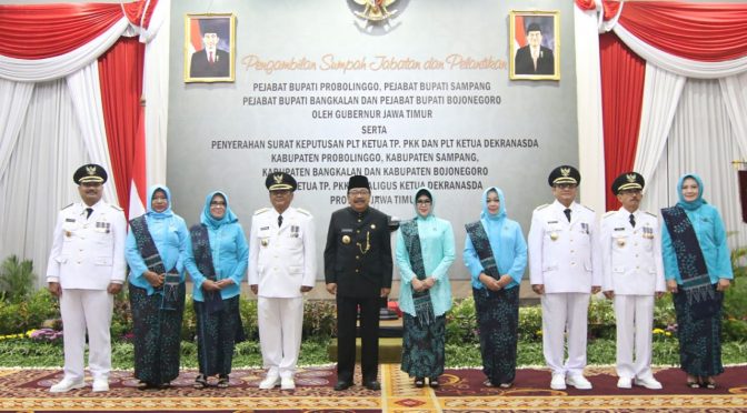Gubernur Jatim lantik penjabat bupati