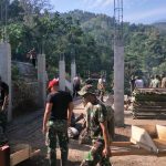 Hari Minggu, Satgas TMMD Mojokerto Tetap Bekerja