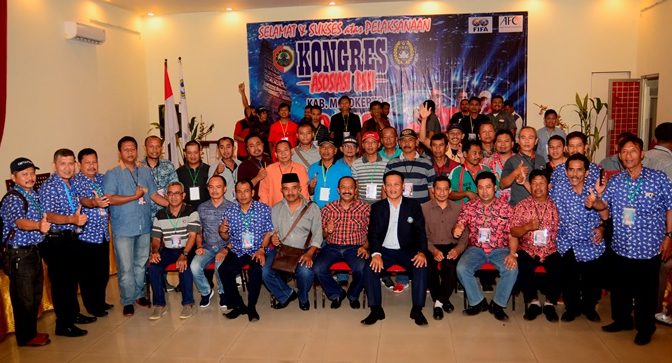 Imam Suyono dan Sumargi Terpilih Ketua dan Wakil Ketua Asosiasi PSSI Kab Mojokerto 2018 – 2022