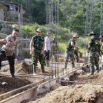 Polres Mojokerto Dukung Kodim 0815 Program TMMD Desa Jembul