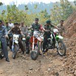 Dandim 0815 Bersama Forkopimda Ngetrail Tinjau Lokasi TMMD