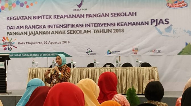 BPOM Gelar Bimtek Keamanan Pangan Jajanan Anak Sekolah