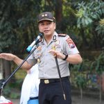 Arahan Kapolres Mojokerto Disambut 1.825 siswa SMKN 1 Pungging