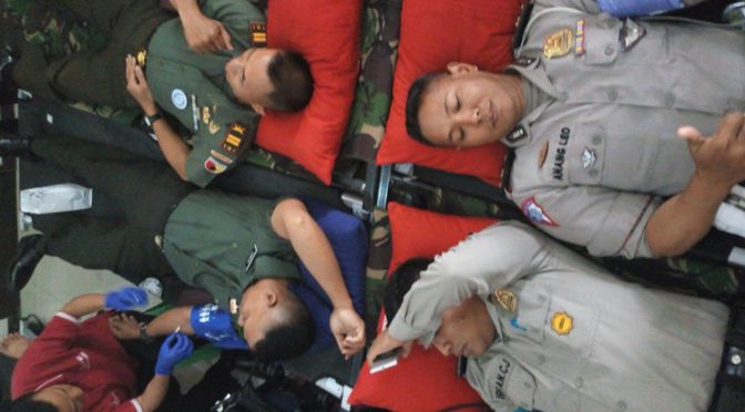 Donor Darah Peringati HUT Lalu Lintas ke 69