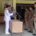 Pelantikan Tiga Perangkat Desa Randuharjo Disaksikan Danramil Pungging