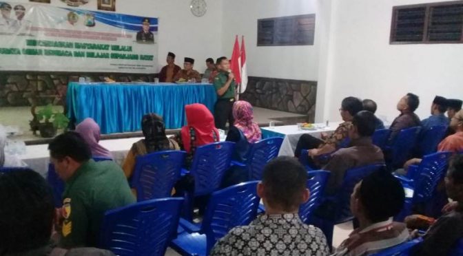 Disperka Bersama TNI - Polri Ajak Masyarakat Belajar Sepanjang Hayat