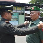 Prajurit dan PNS Kodim 0815 Naik Pangkat