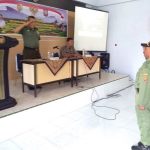 Pabungdim 0815 Mojokerto Bekali Satlinmas Materi Bela Negara