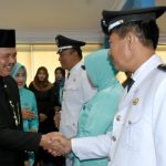 Wabup Mojokerto Lantik Tujuh Kades Hasil Pilkades Setentak 2018