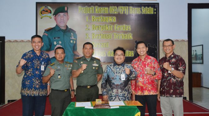 Bank Mandiri Dipercaya Kelola Keuangan Korem 082 CPYJ