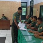 Tim Wasev Bidang Komsos Sterdam Kunjungi Makodim 0815 Mojokerto