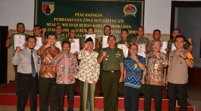 Danrem 082/CPYJ Terapkan Sistem Zona Integritas