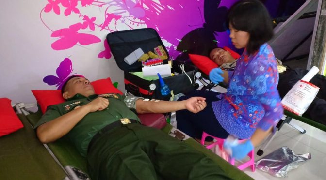 Tetes Darah Prajurit 082/CPYJ, Sambut Kedatangan Hari Juang Kartika