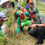 Kodam V Brawijaya Monev Penghijauan di Kodim 0813 Bojonegoro
