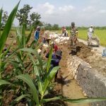 Babinsa Koramil Sukodadi Bantu Perbaikan Saluran Irigasi