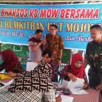 ﻿Bakti Sosial TNI Berikan Pelayanan KB MKJP MOW