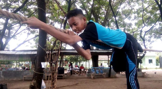 Koramil Mojoroto Kediri Gembleng Mental Pelajar SMKN 1