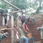 Satgas TMMD Kodim 0824/Jember Rehab RTLH di Desa Gunung Malang