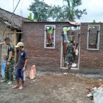 Satgas TMMD 104 Kodim 0824/Jember Kebut Pengerjaan Bedah Rumah