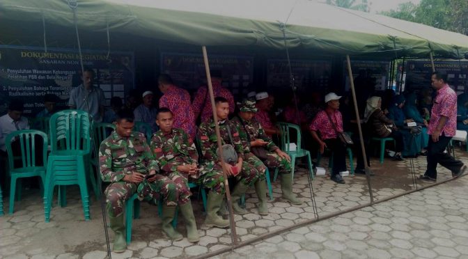 Satgas TMMD 104 Kodim 0824/Jember Sosialisasi Radikalisme dan Bahaya Narkoba