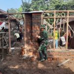 Kodim 0815 Mojokerto Rehab 27 Rumah Tak Layak Huni di Kecamatan Puri