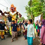 Pawai Ogoh ogoh di Pura Penataran Wargo Wening