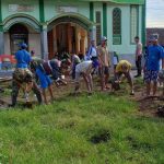 Koramil 0815/16 Pacet Karya Bakti di Masjid Sabilul Muttaqin Pandanarum