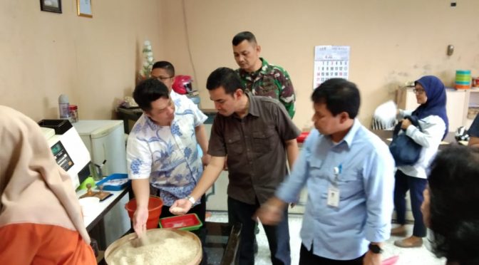 Tim Gabungan Sergab Cek Ketersedian Beras Wilayah Kodim Kediri