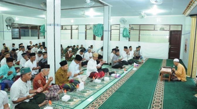 Prajurit Korem 082/CPYJ Peringati Malam Nuzulul Qur'an