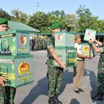 Prajurit Korem 082/CPYJ Terima Bingkisan Lebaran dari Danrem dan Pangdam V Brawijaya