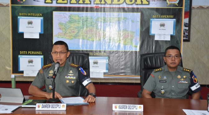 Danrem 082/CPYJ Membuka Latihan Operasi Militer Selain Perang