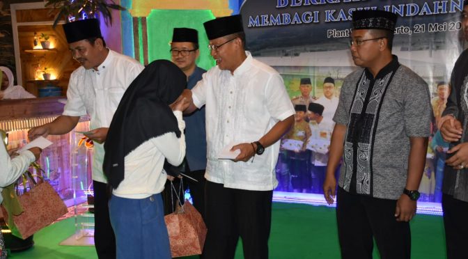 Kegembiraan Danrem 082/CPYJ Buka Bersama Anak Yatim