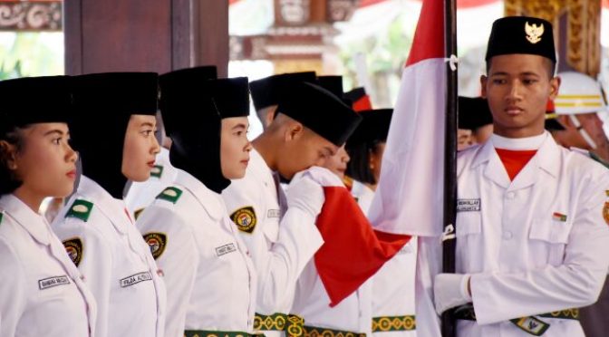 Paskibraka Kabupaten Mojokerto 2019 Dikukuhkan Wakil Bupati