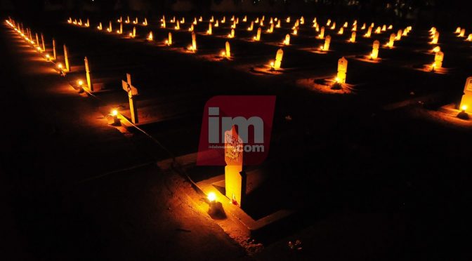 Penghormatan 1.225 Pahlawan di TMP Gajah Mada Mojokerto