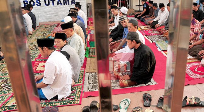 Salat Idul Adha Dibalik Jeruji Lapas