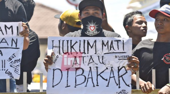 Solidaritas Pesilat PSHT Kawal Sidang Vonis Pembunuhan Pengusaha Rongsokan