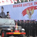 Wakil Gubernur Jawa Timur Irup HUT Korps Brimob Polri ke-74 di Trowulan