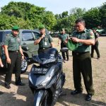 Tim Spamad Sosialisasi Berlalu Lintas di Korem 082/CPYJ