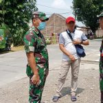 Dansatgas TMMD 107 Mojokerto Sidak Pengerjaan Fisik di Desa Mojolebak