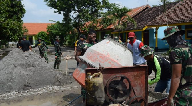 Satgas TMMD 107 Kodim 0185 Mojokerto