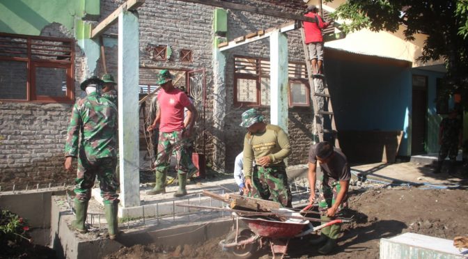 Ini Capaian Pengerjaan Fisik TMMD 107 Kodim 0815 Mojokerto