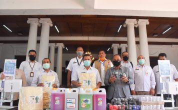 Pemkab Mojokerto Terima Bantuan BRI Logistik Pencegahan Covid-19