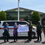 Korem 082/CPYJ Terima Batuan Satu Unit Mobil Operasional Ambulance dari BRI