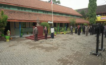 Wali Kota Mojokerto Upacara Lahirnya Pancasila di Sekolah Bung Karno Kecil