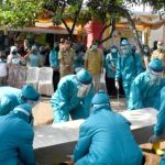 Bupati Saksikan Simulasi Pemulasaraan Jenazah Kampung Tangguh Covid-19 Desa Pugeran