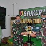 Syukuran HUT ke 72 Korem 082/CPYJ Sesuai Protokol Kesehatan