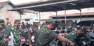 308 Unit Motor Bantuan Pemda untuk Kodim 0814/Jombang Diperiksa Tim Pengkaji Korem 082/CPYJ