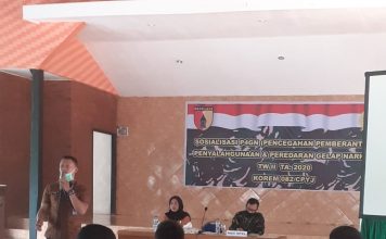 Cegah Penyalagunaan Narkoba di Lingkungan TNI, Korem 082/CPYJ Sosialisasi P4GN Cegah Penyalagunaan Narkoba di Lingkungan TNI, Korem 082/CPYJ Sosialisasi P4GN