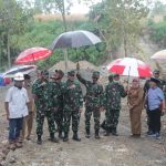 Dandim 0813/Bojonegoro Dampingi Danrem Kunjungi Lokasi TMMD Imbangan