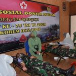 Korem 082/CPYJ Donorkan Darah untuk Kemanusiaan